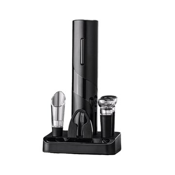 The electric wine bottle opener set.